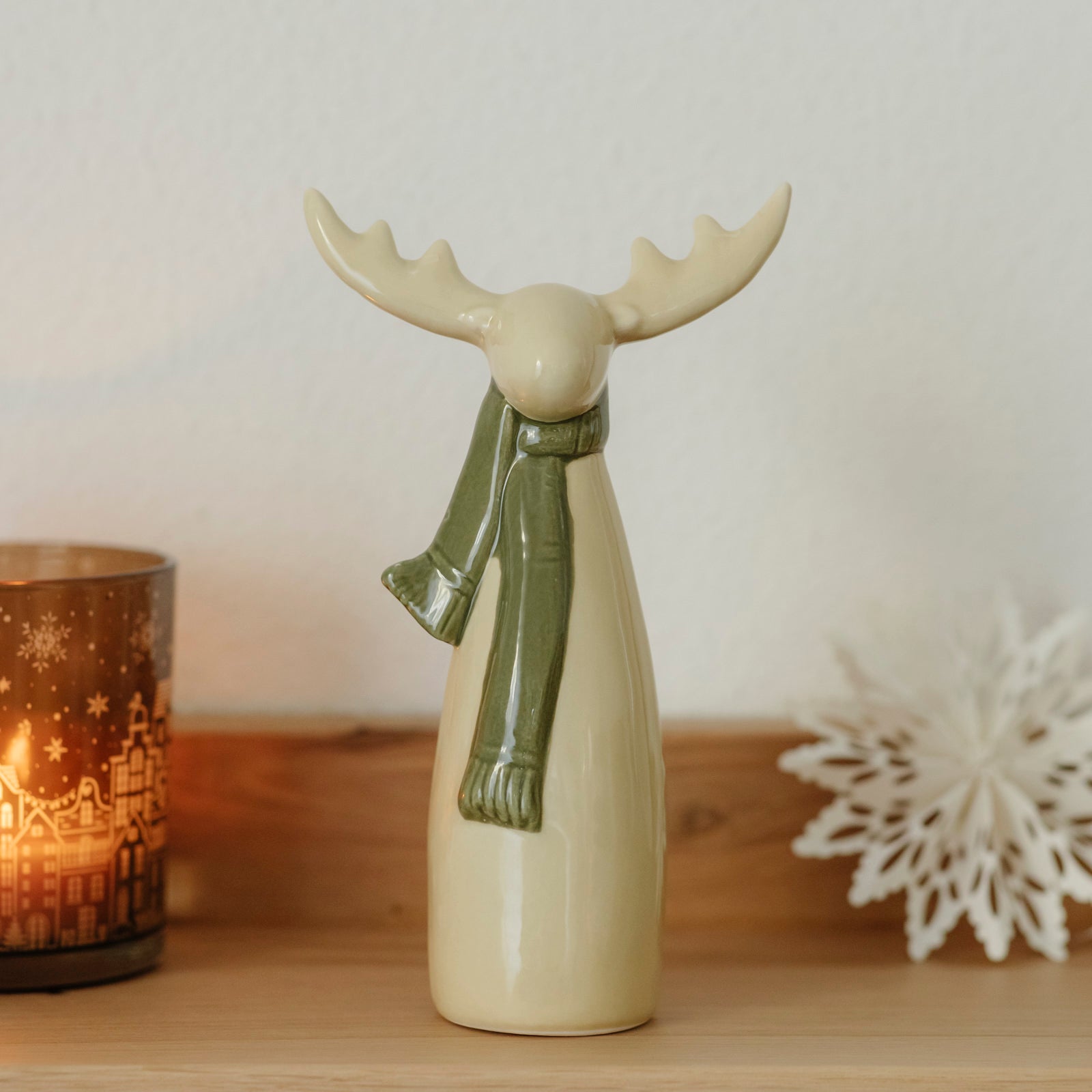 Weihnachtsfigur Elk - grün