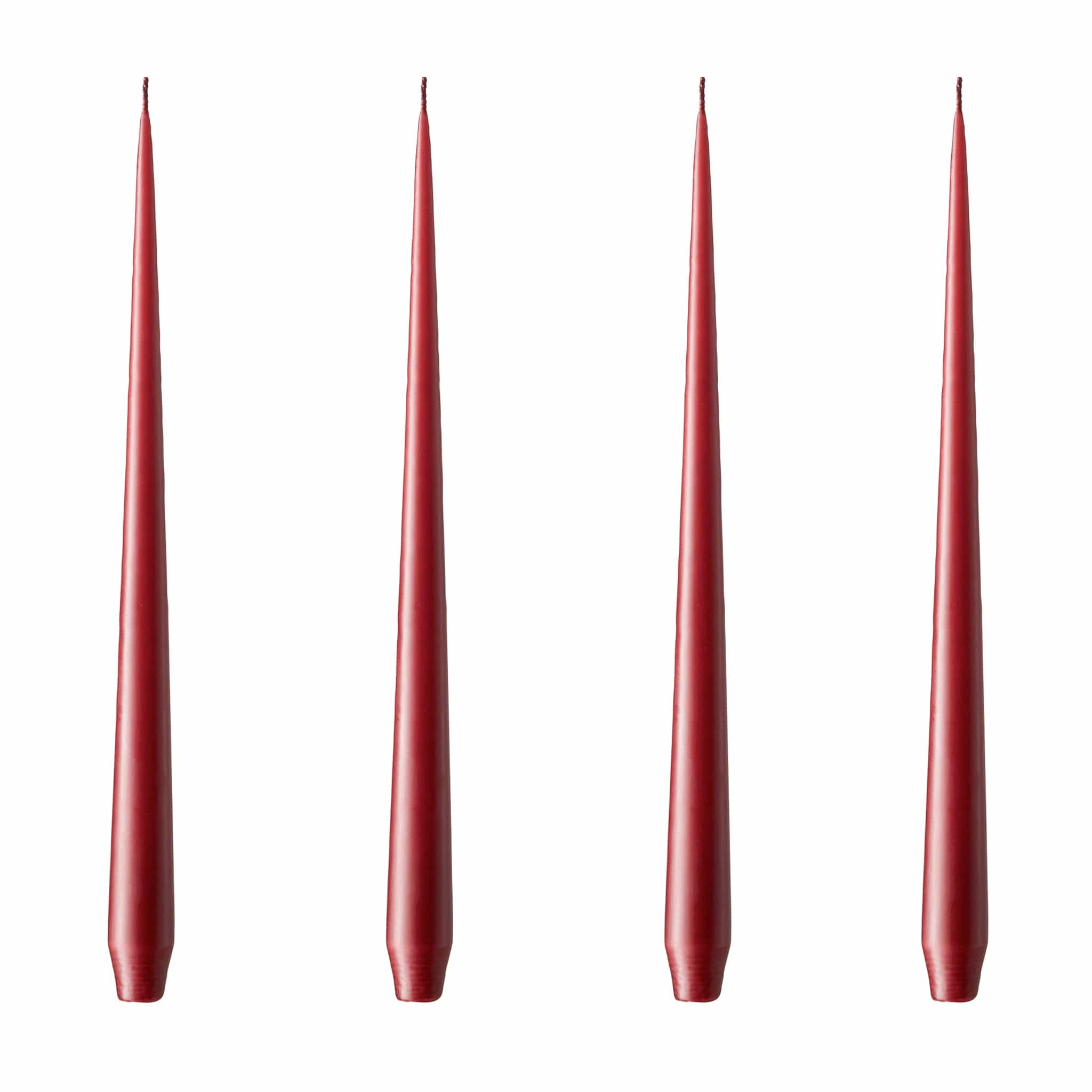 Ester & Erik Stabkerzen 32cm 4er Set - 44 wine