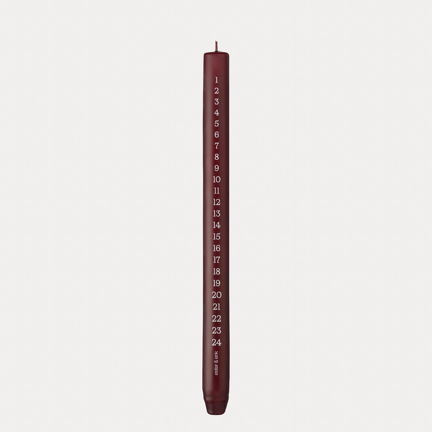 Ester & Erik Kalenderkerze Cyl. - 44/2 dark wine