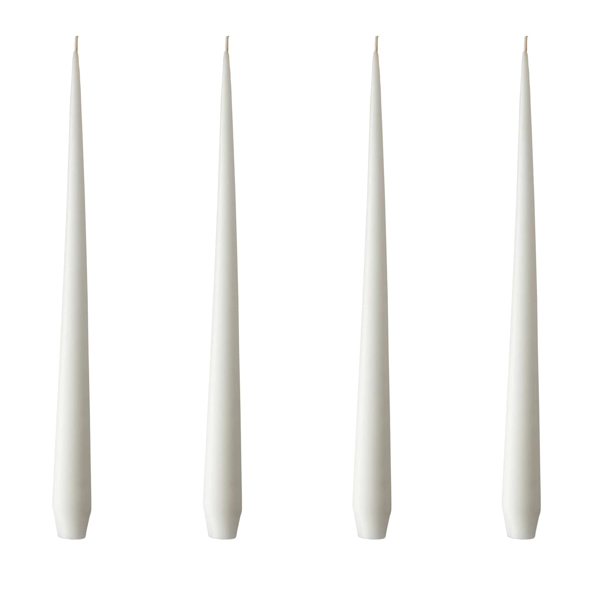 Ester & Erik Stabkerzen 32cm 4er Set - 31 pure white