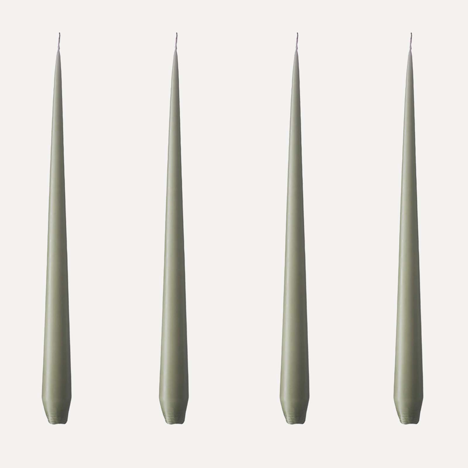 Ester & Erik Stabkerzen 32cm 4er Set - 69 artichoke