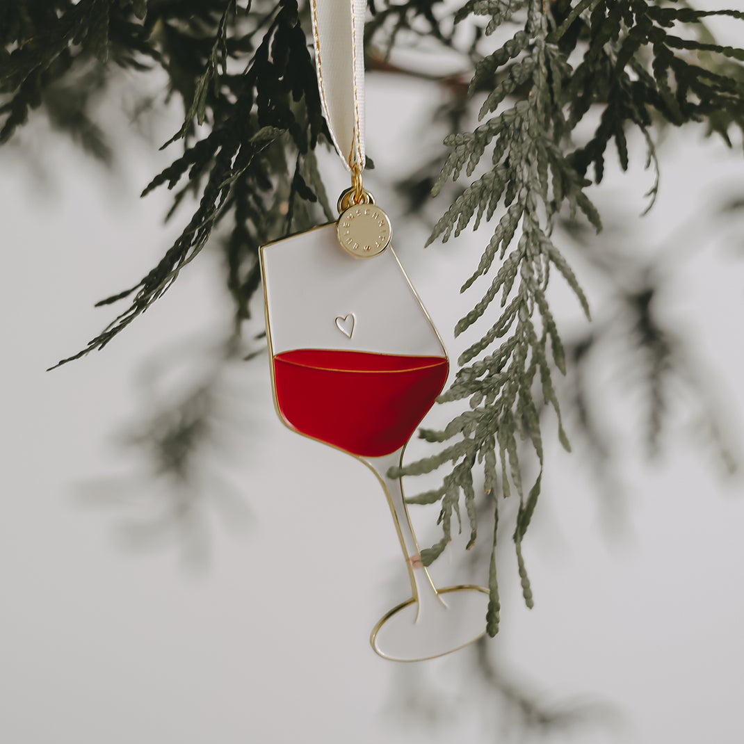 Weihnachtsbaumschmuck Weinglas