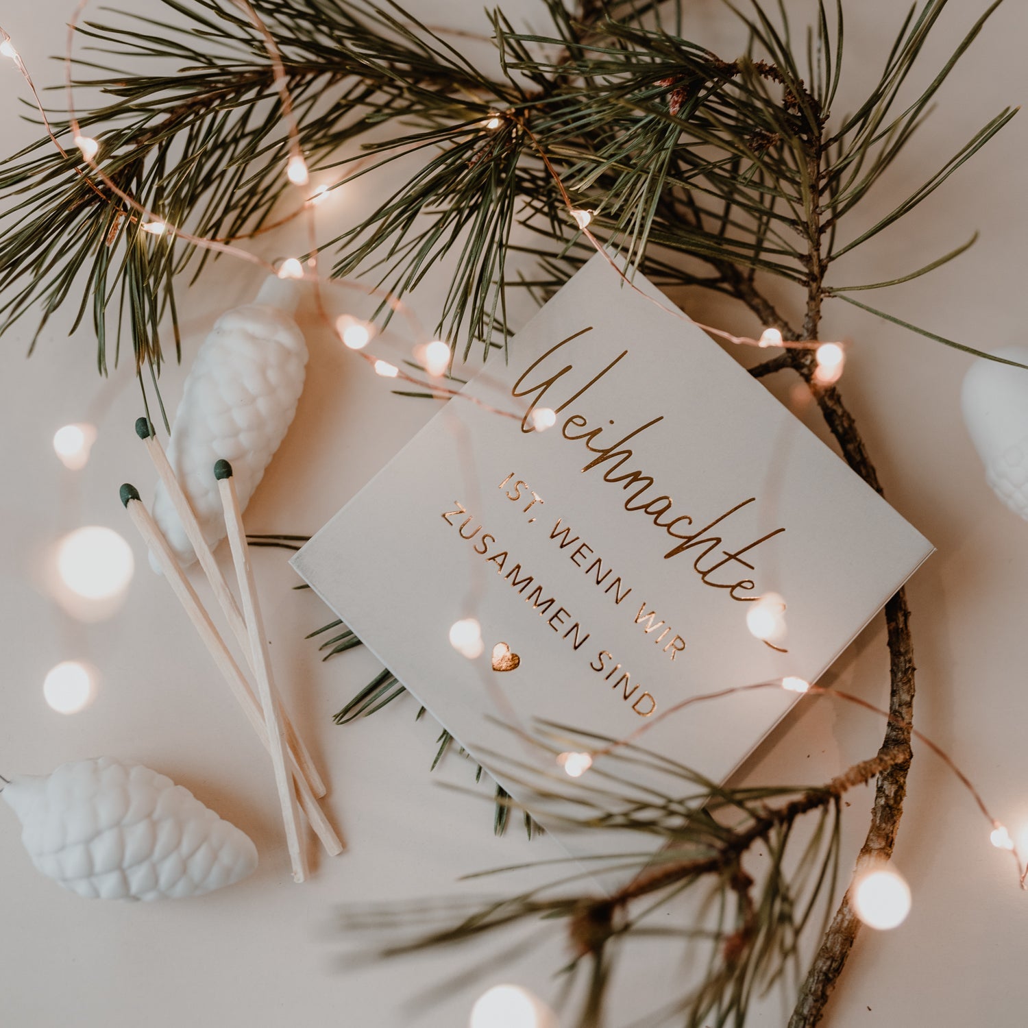 Streichhölzer Weihnachten & Tannenbaum