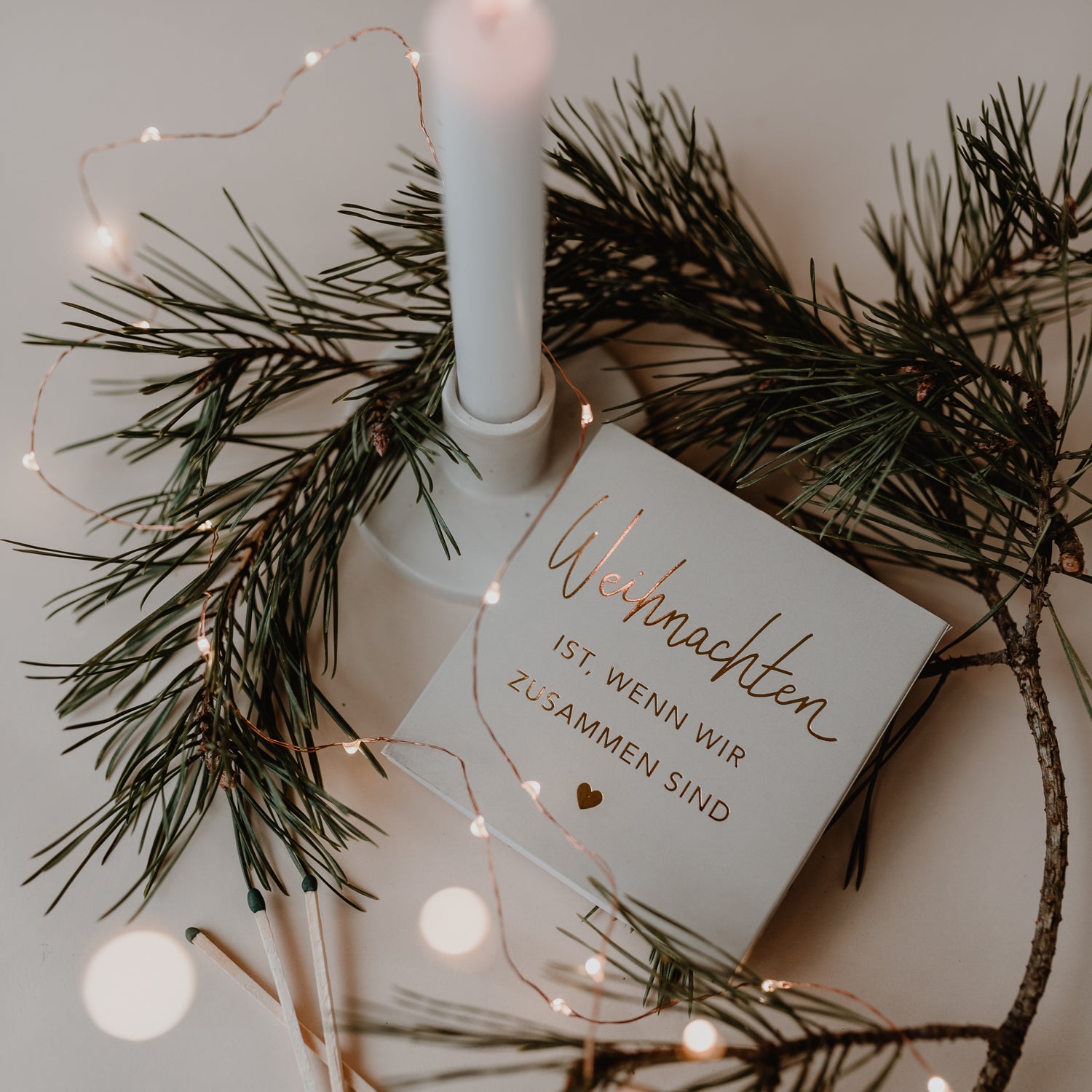 Streichhölzer Weihnachten & Tannenbaum