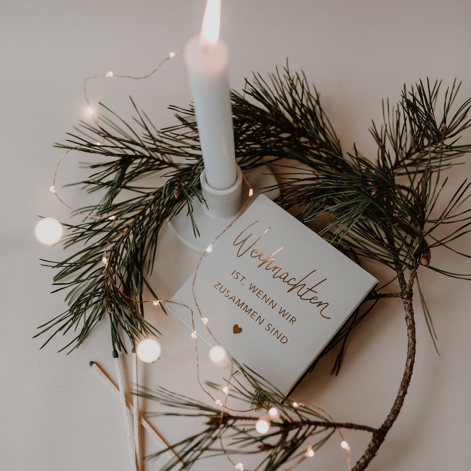 Streichhölzer Weihnachten & Tannenbaum