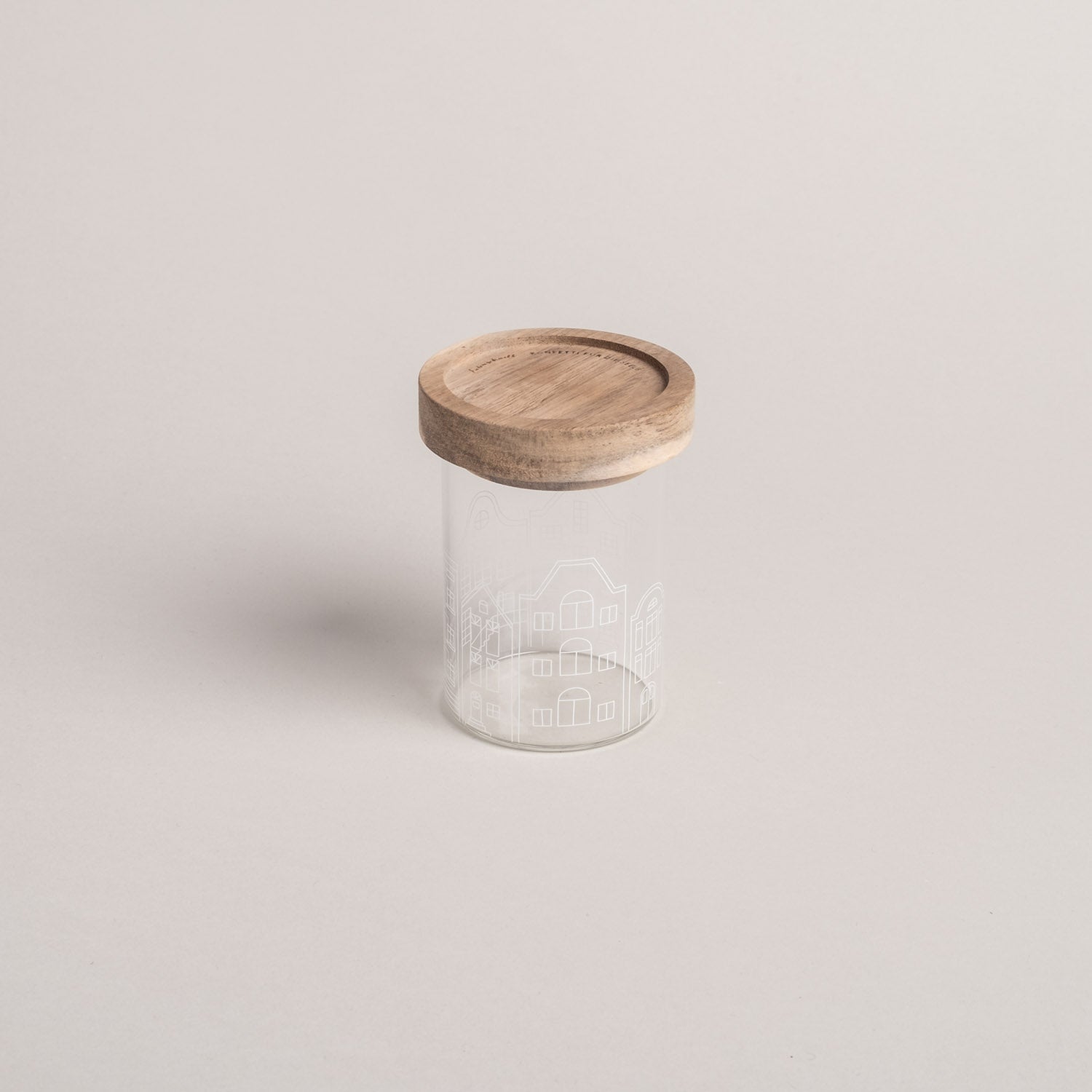 Mini Vorratsglas - Häuser