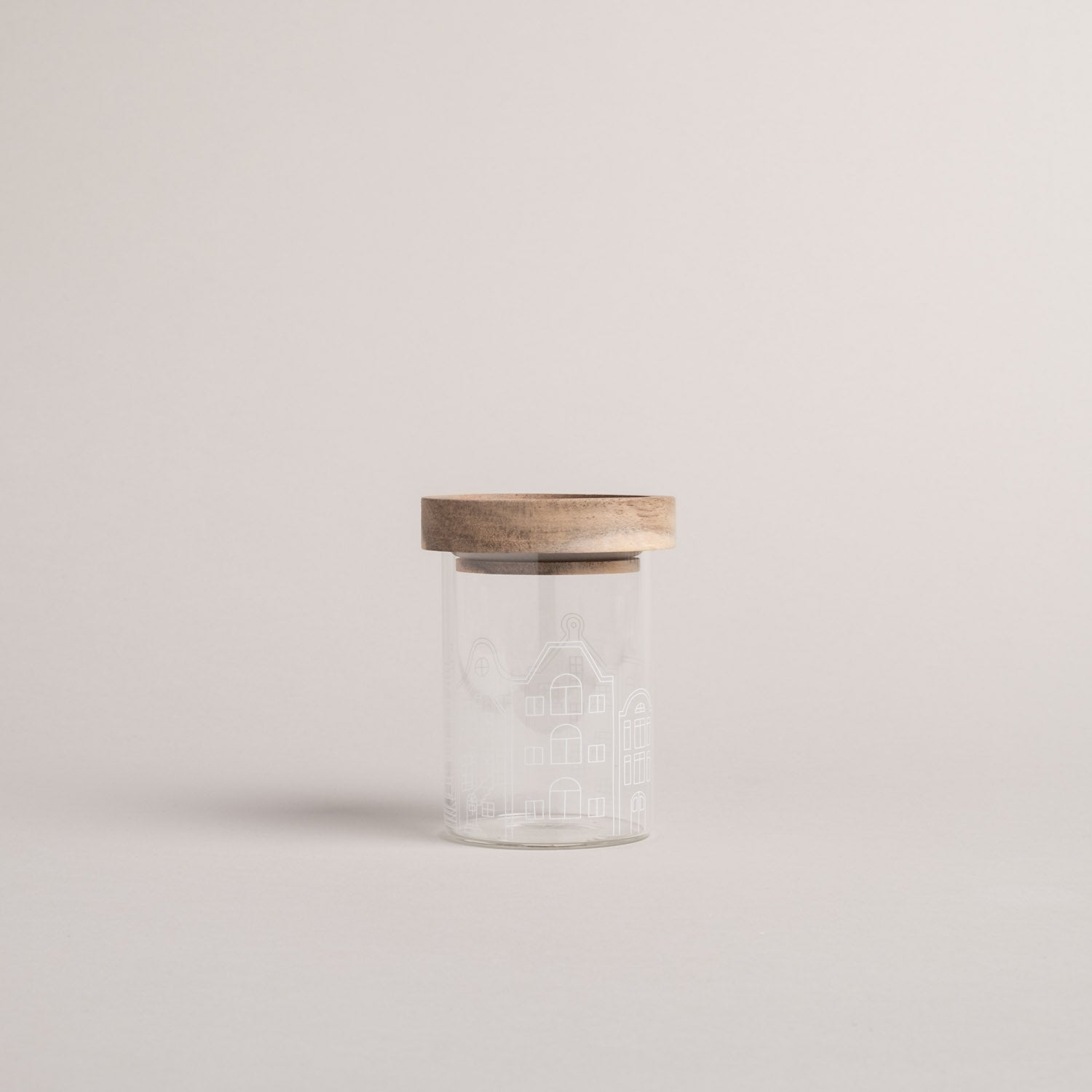 Mini Vorratsglas - Häuser