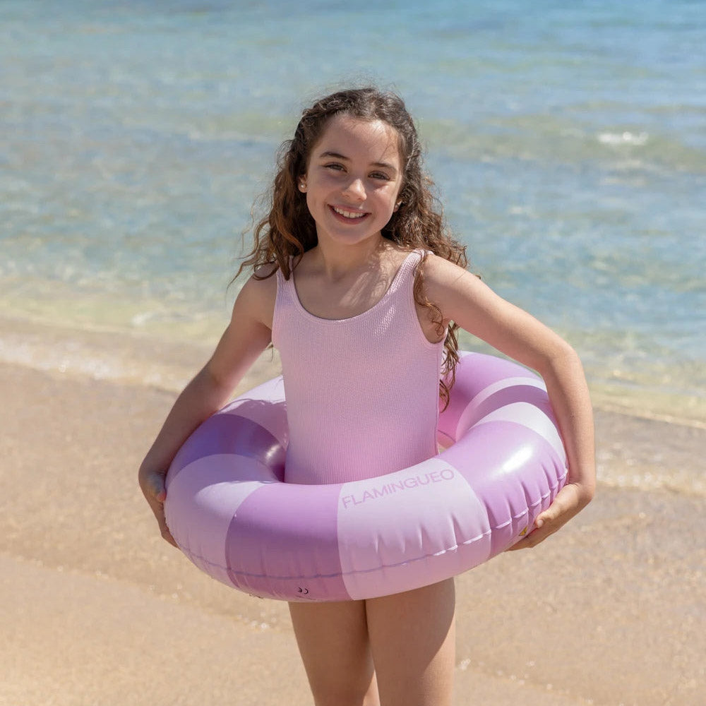 Kids Schwimmring Streifen - berry