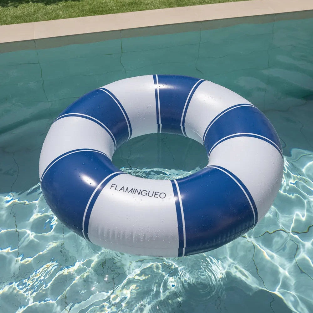 Schwimmring Streifen - dunkelblau