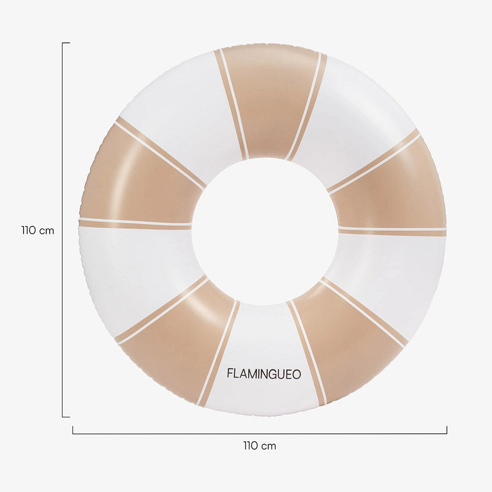 Schwimmring Streifen - beige