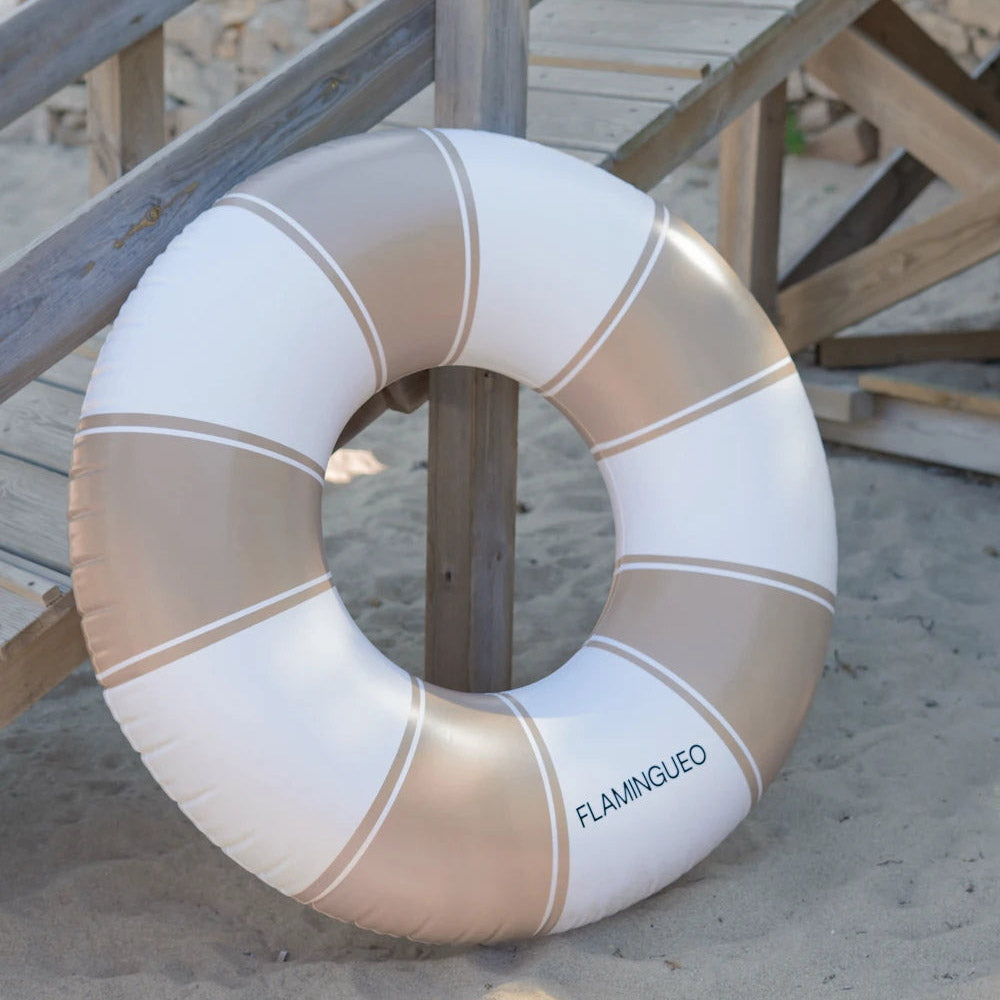 Schwimmring Streifen - beige