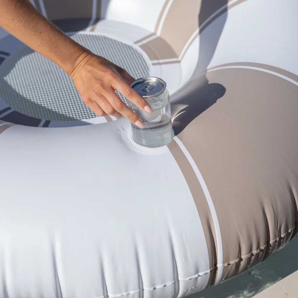 Schwimmring mit Netz XL - beige