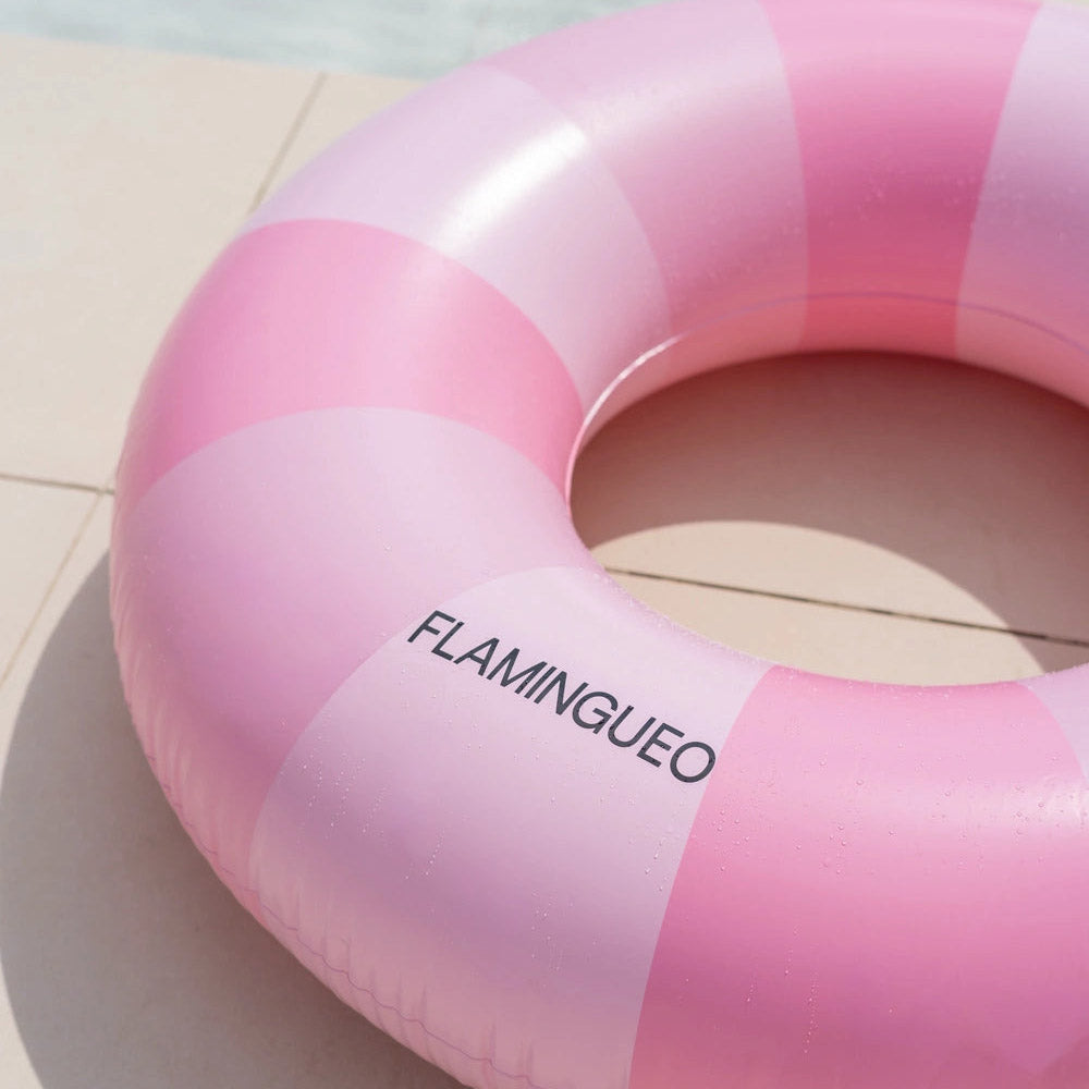 Schwimmring Streifen - rosa