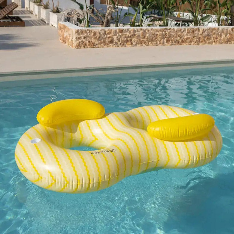 Doppelter Schwimmring - gelb