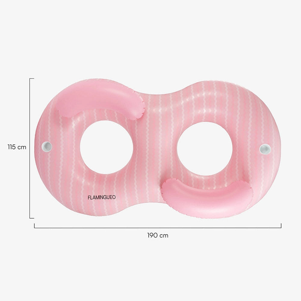 Doppelter Schwimmring - rosa