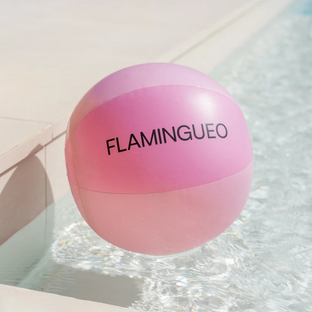 Wasserball Streifen - rosa