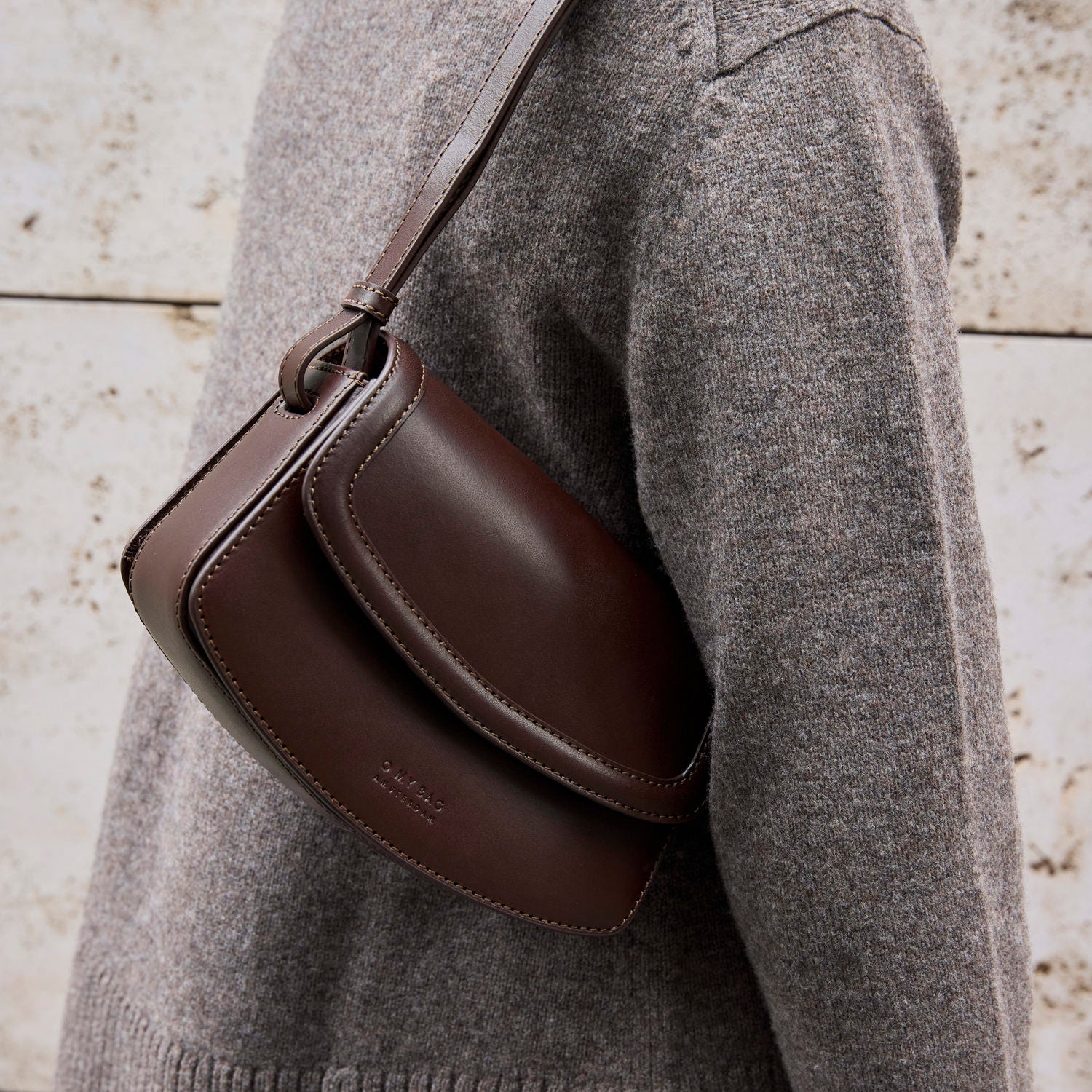 Kendalini Tasche - Leder Chocolate