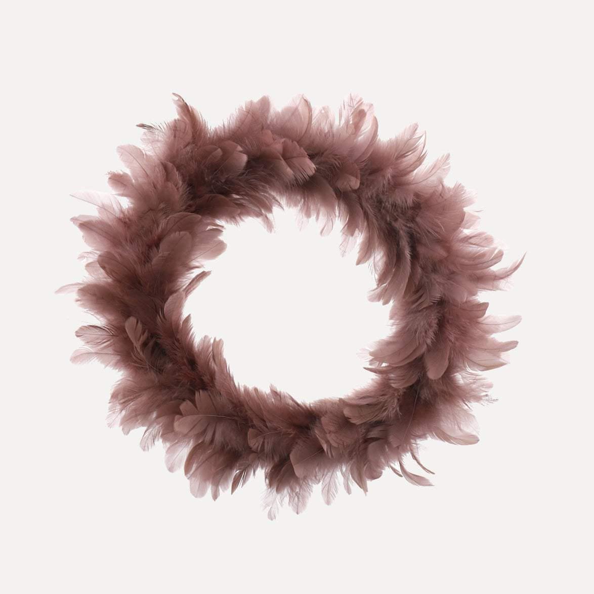 Federkranz Pastell - braun