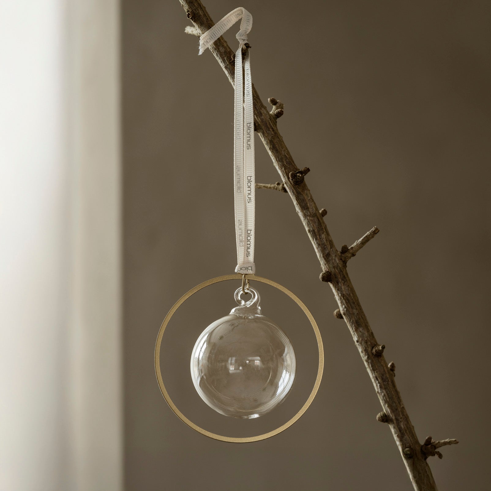 Weihnachtsschmuck KITAI Kugel clear - gold
