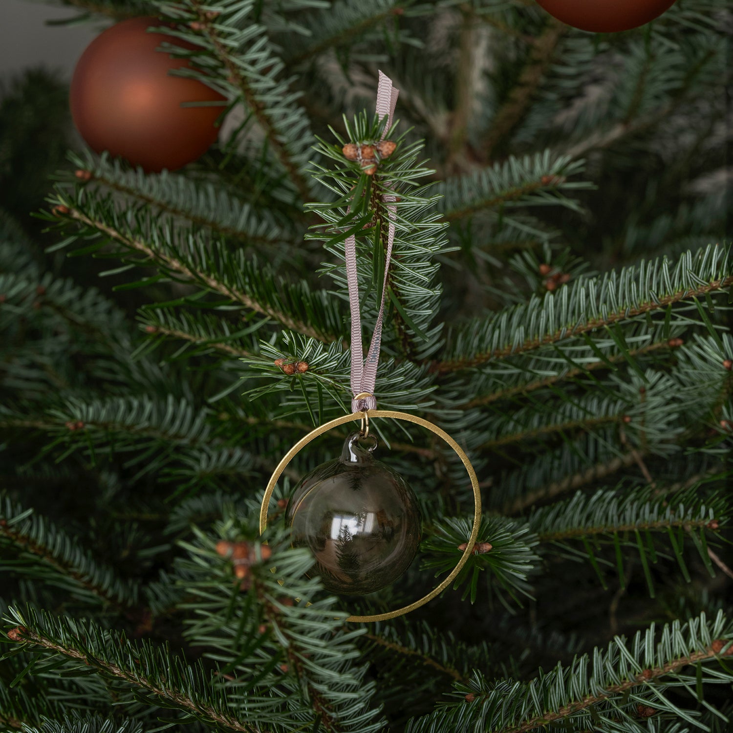 Weihnachtsschmuck KITAI Kugel coffee - gold