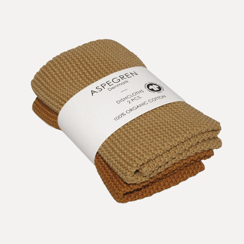 Spültuch 2er Set - Mustard