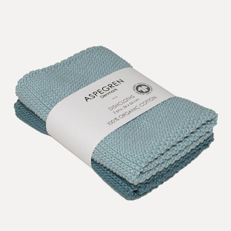 Spültuch 2er Set - Aqua