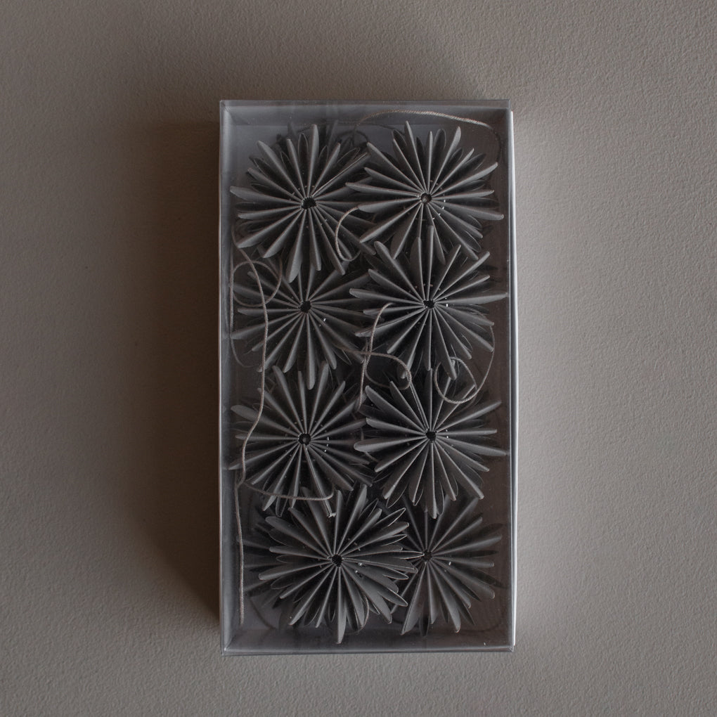 Papiergirlande Flake Schneeflocken - mole