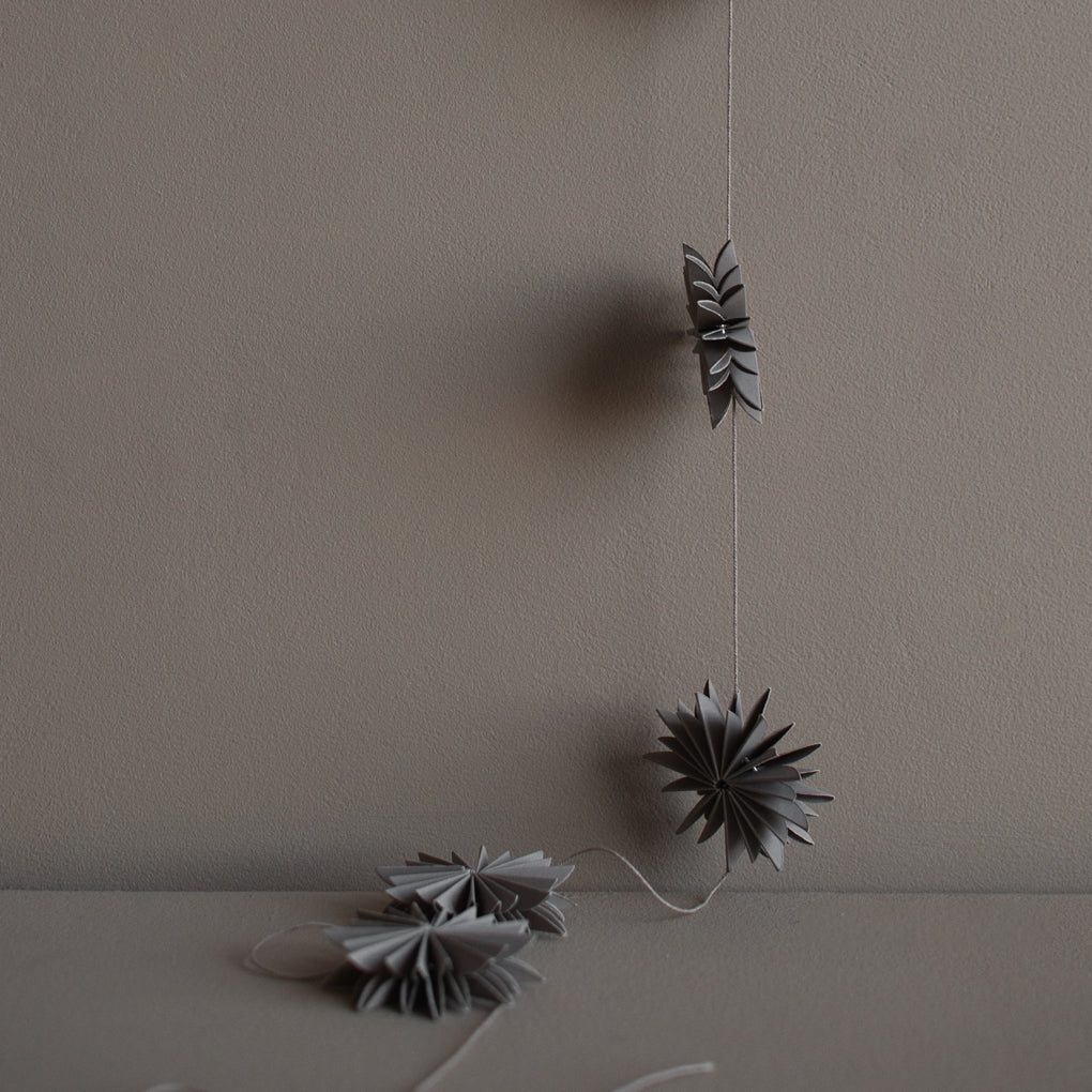Papiergirlande Flake Schneeflocken - mole