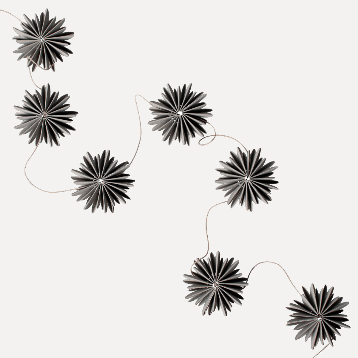 Papiergirlande Flake Schneeflocken - mole