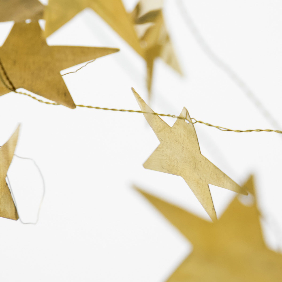 Girlande Stars - gold