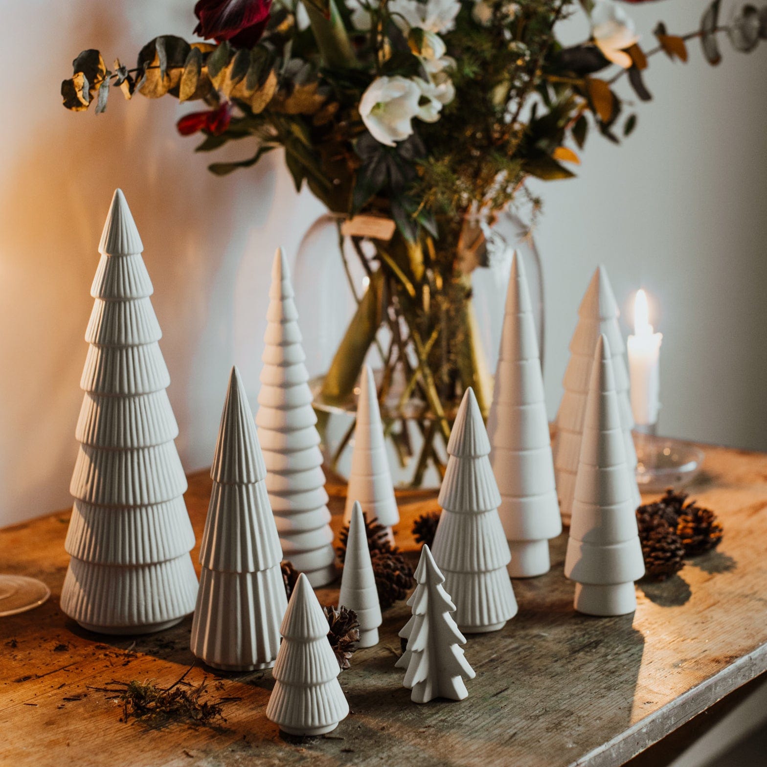 Deko Weihnachtsbaum Gransund - weiß