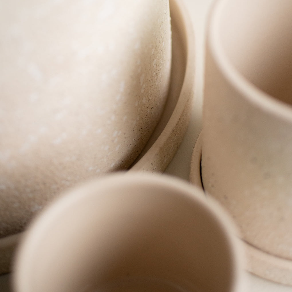 Übertopf Grow Pot - creme structure
