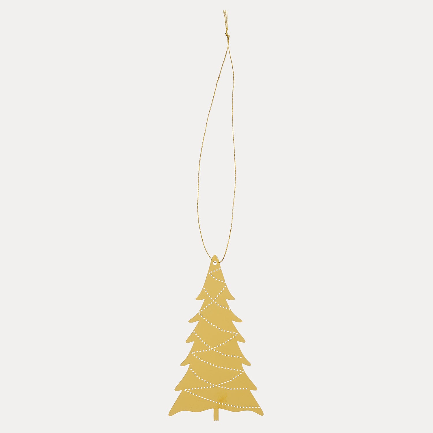 Dekoanhänger Tree 4er Set - gold