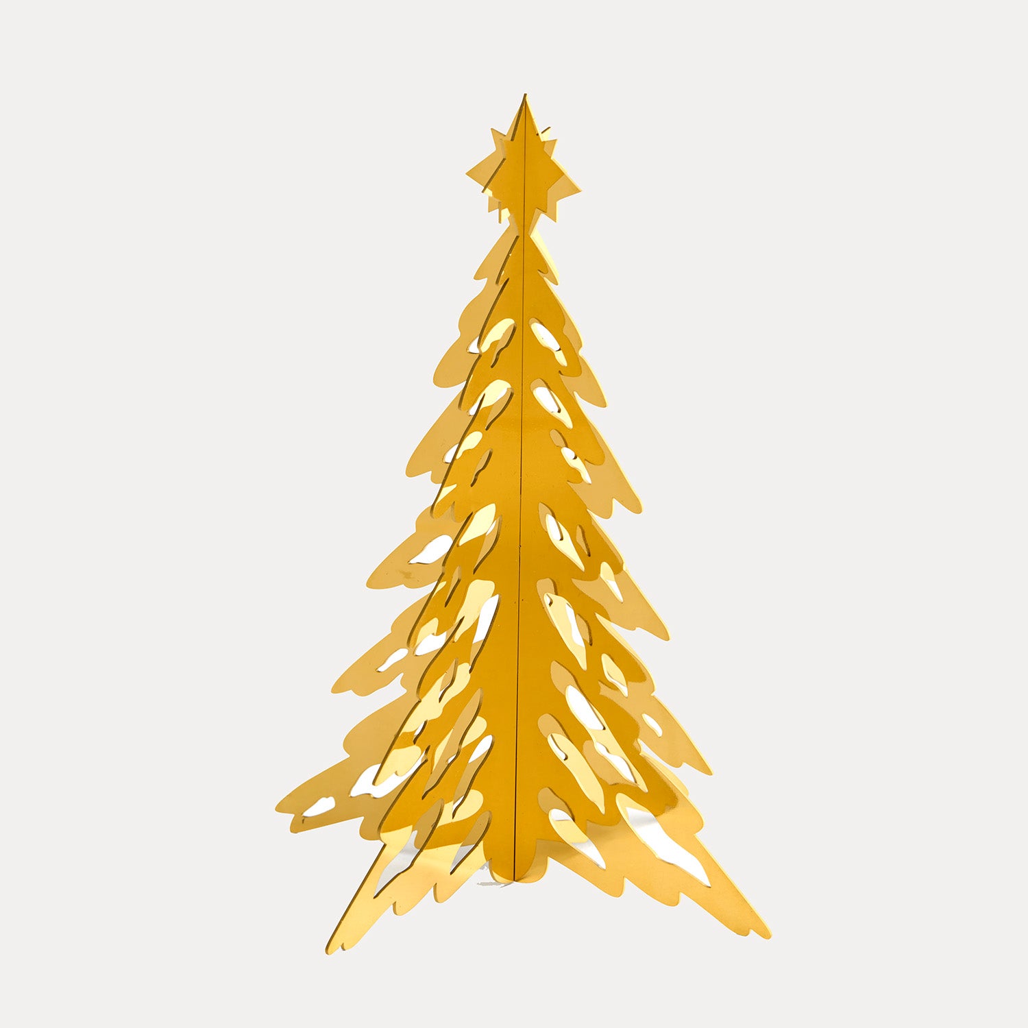 Dekoaufsteller Pinetree - gold