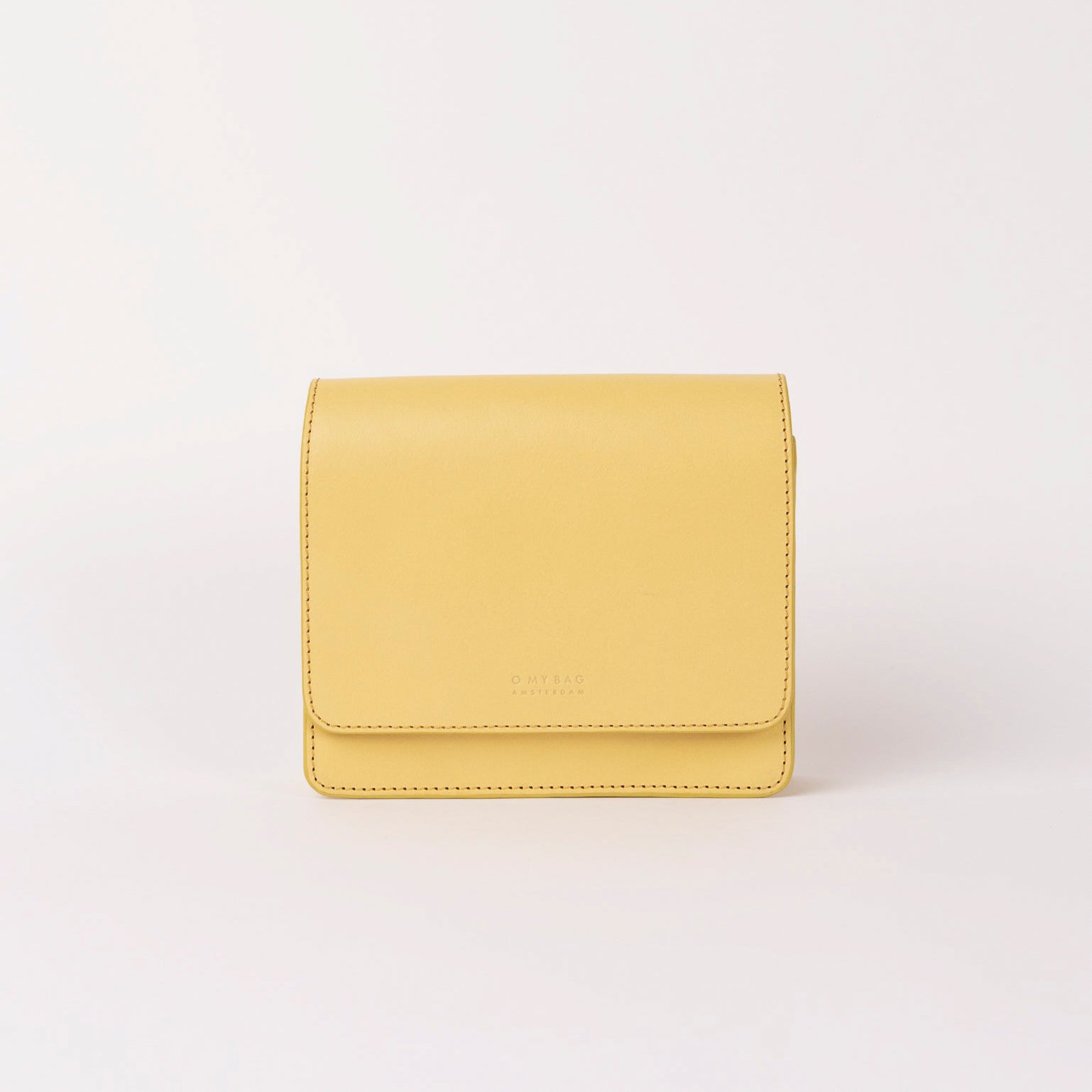 Audrey Mini Tasche - Leder Butter Yellow mit 2 Straps