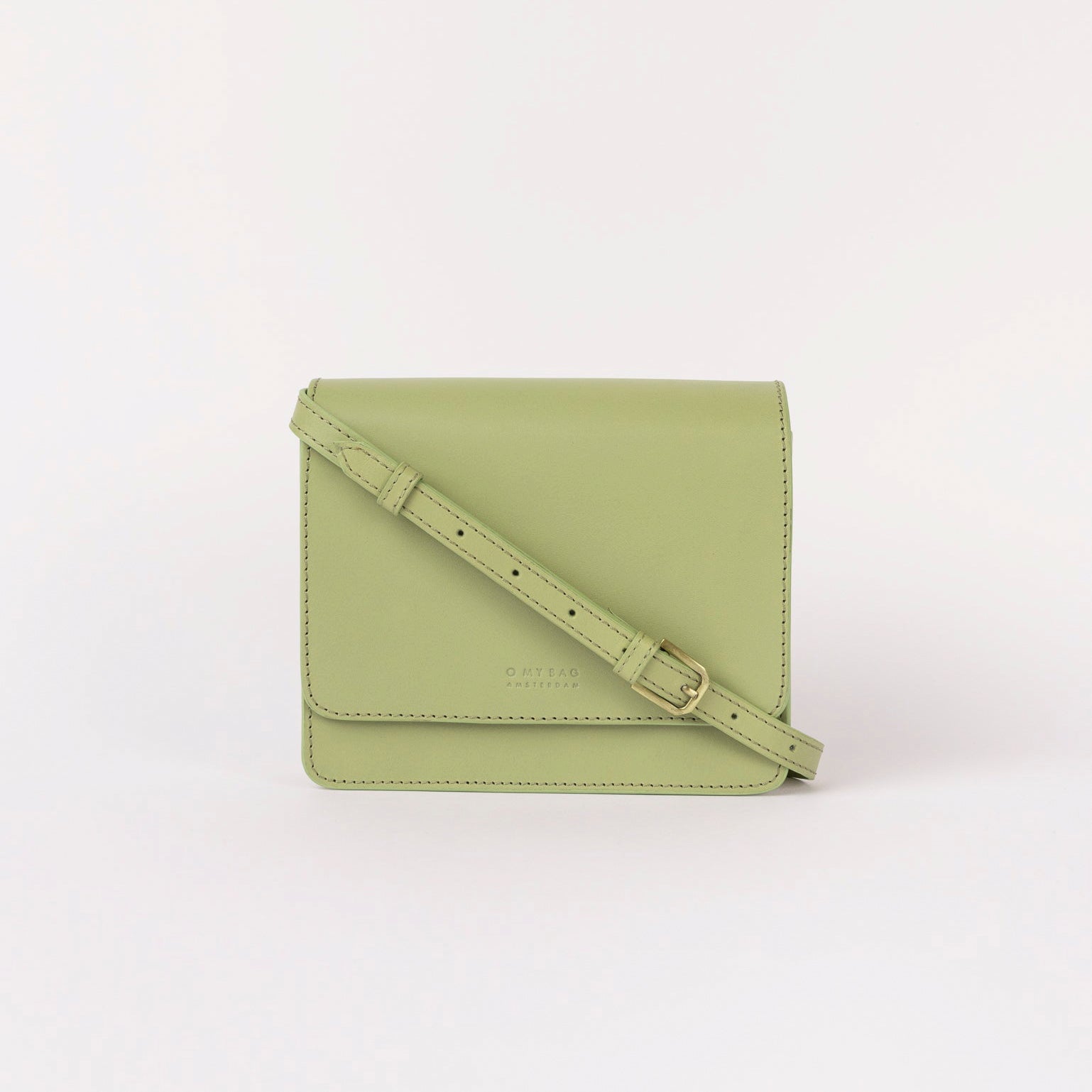 Audrey Mini Tasche - Leder Tea Green mit 2 Straps
