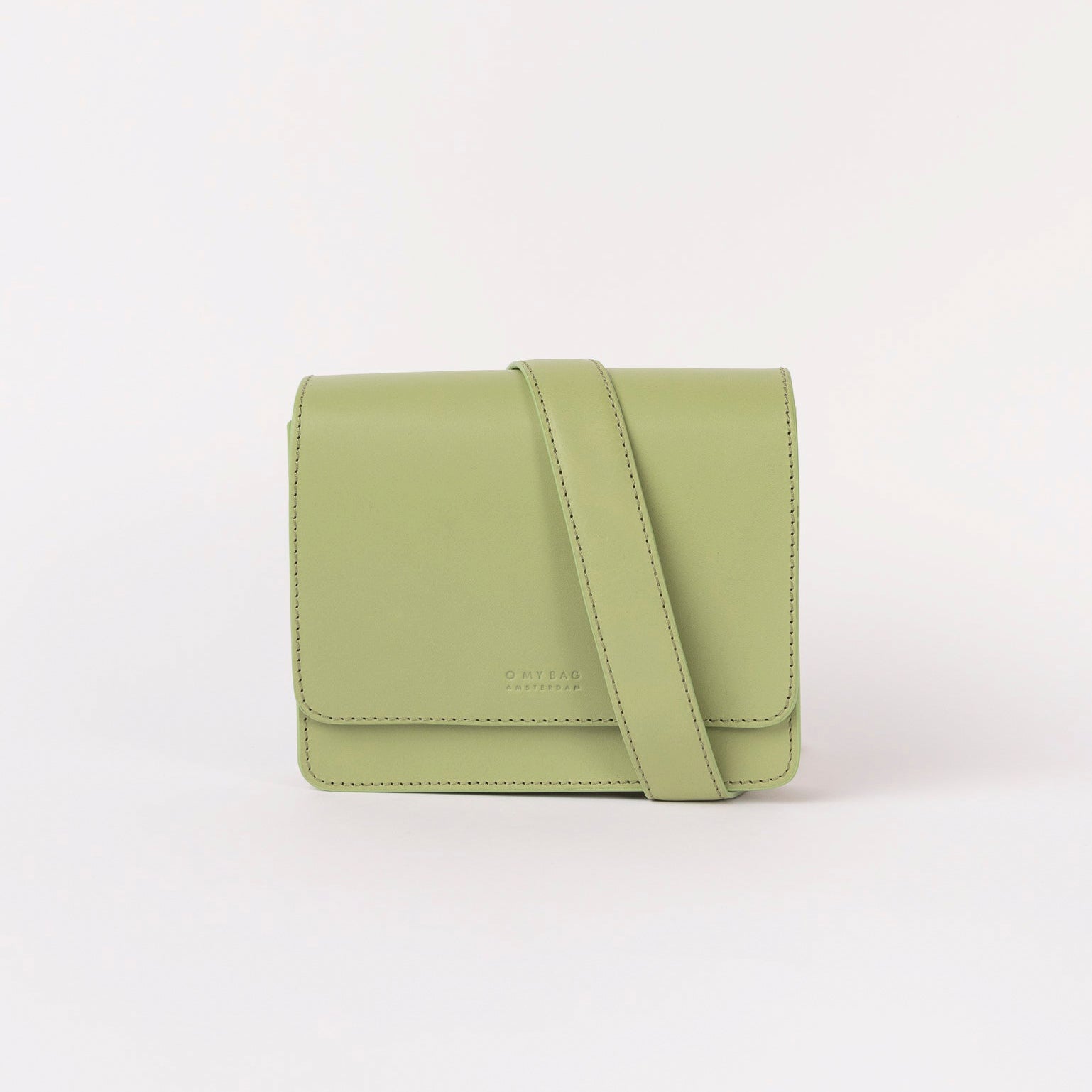Audrey Mini Tasche - Leder Tea Green mit 2 Straps