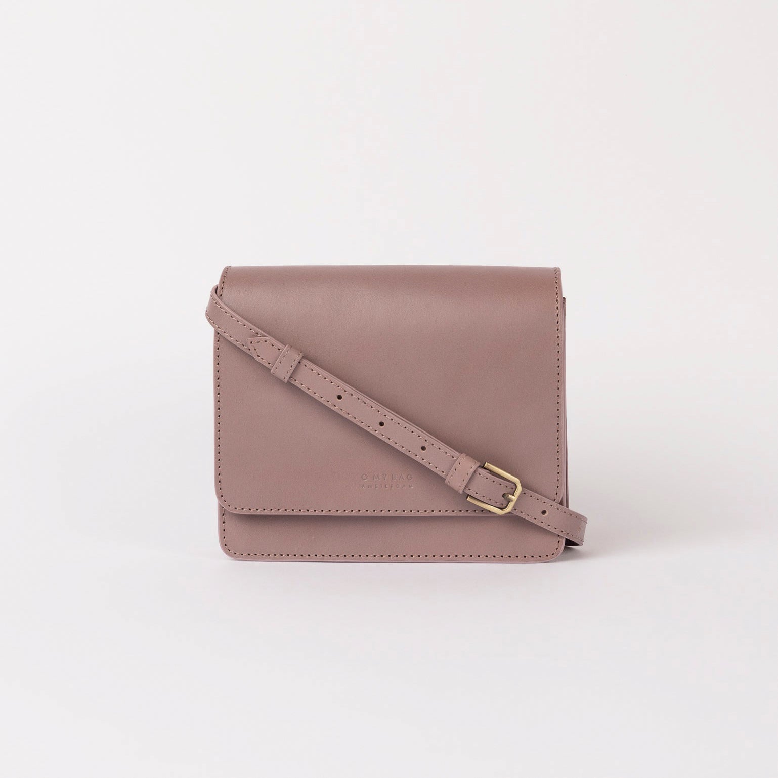Audrey Mini Tasche - Leder Pale Mauve mit 2 Straps