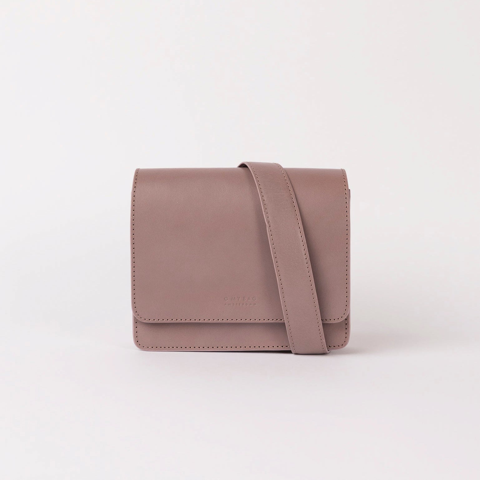 Audrey Mini Tasche - Leder Pale Mauve mit 2 Straps
