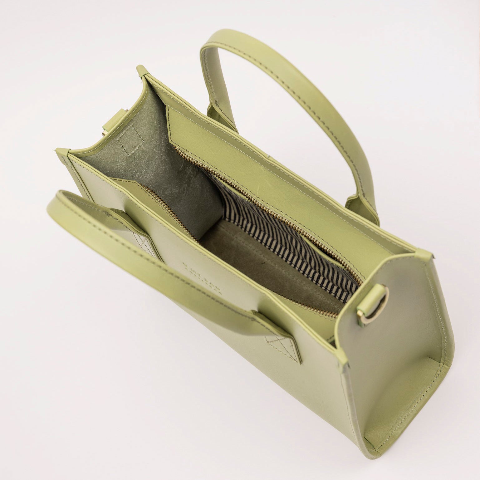 Jackie Midi Tasche - Leder Tea Green