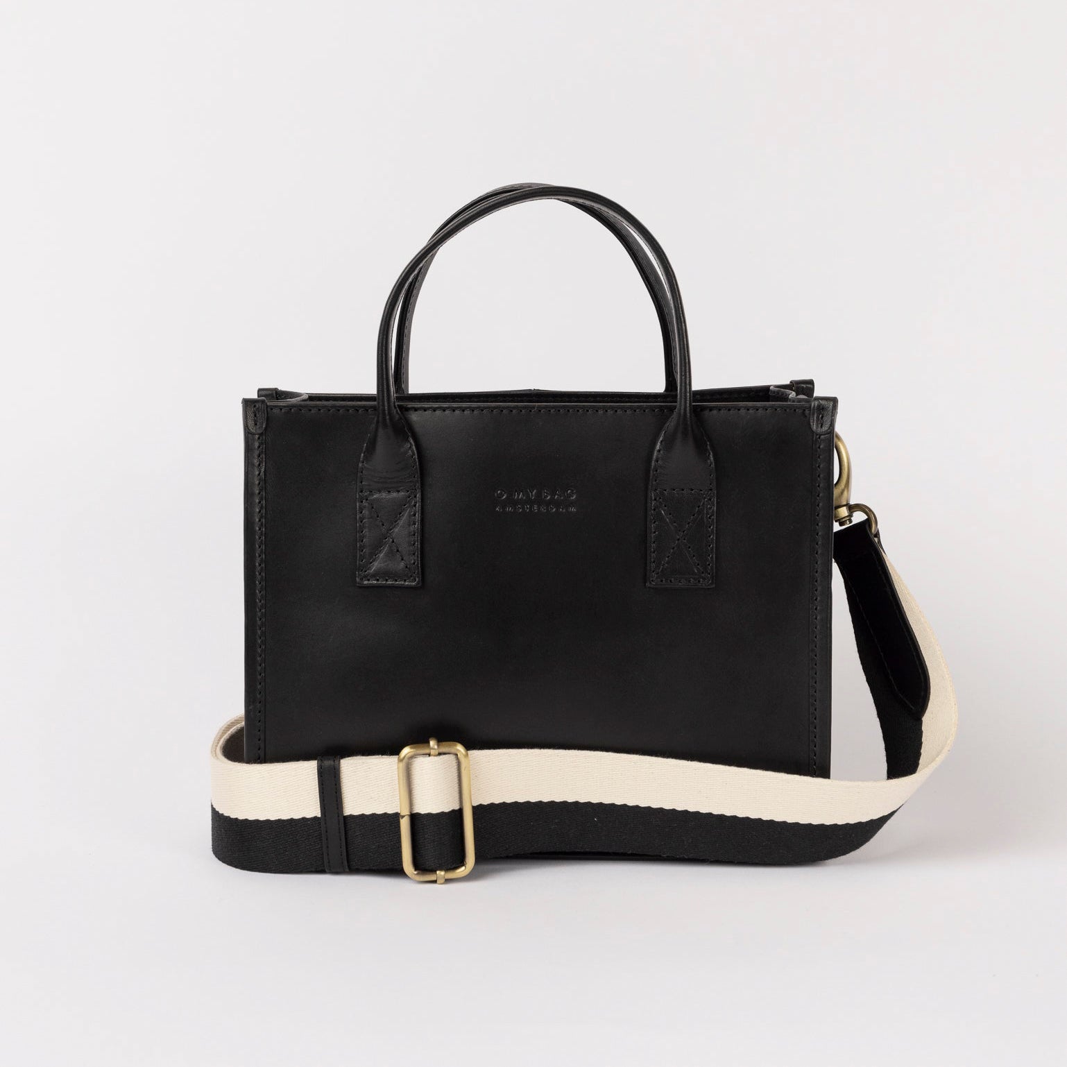 Jackie Midi Tasche - Leder Schwarz