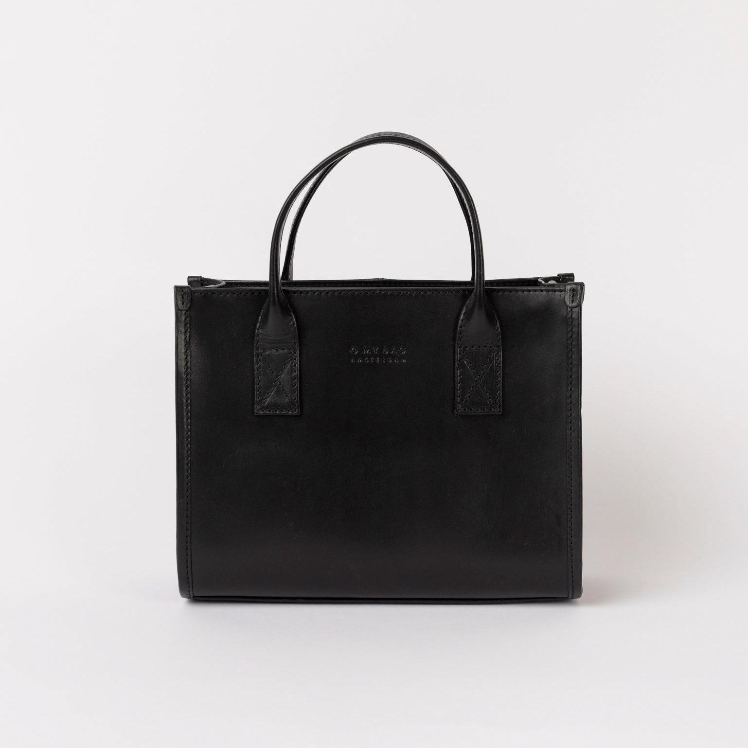 Jackie Midi Tasche - Leder Schwarz