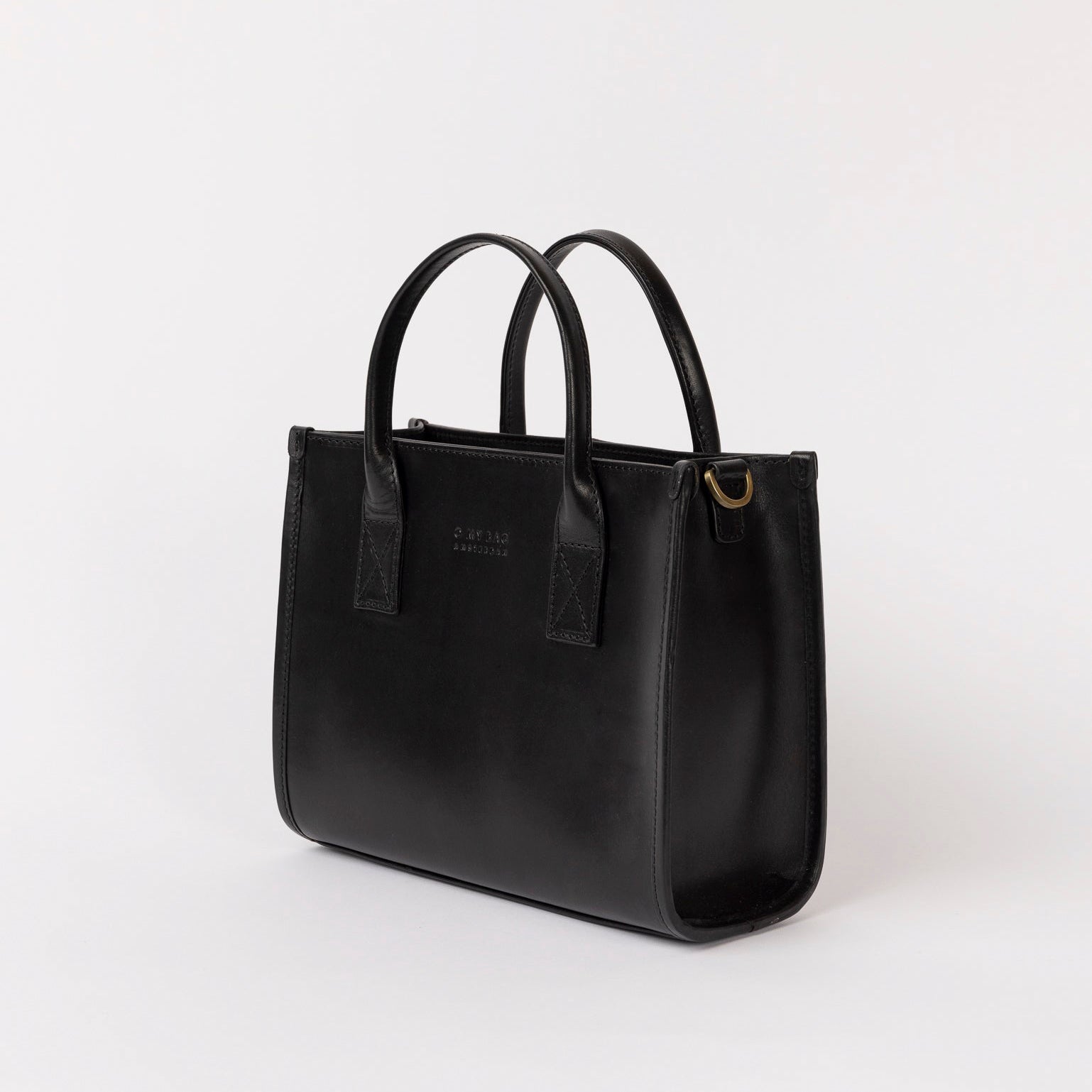 Jackie Midi Tasche - Leder Schwarz