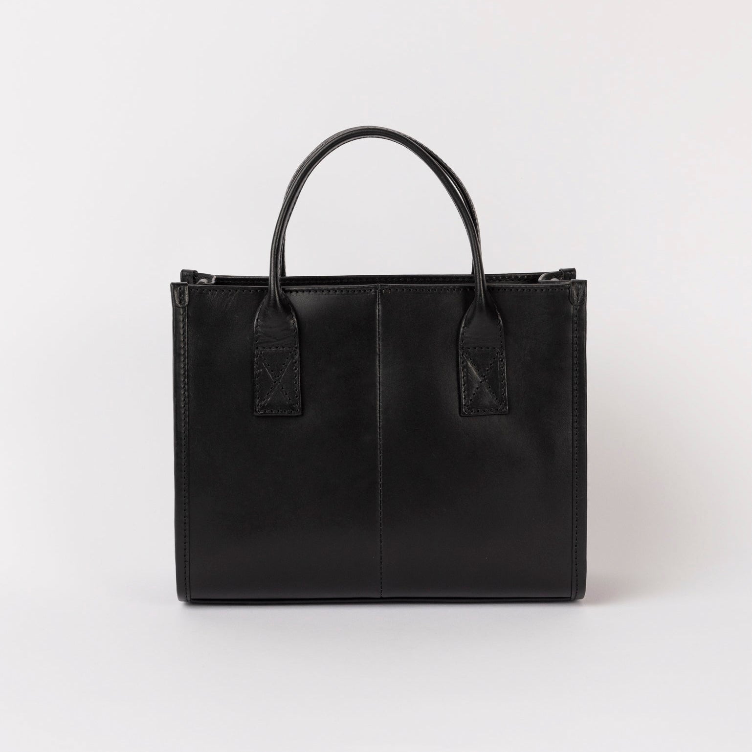 Jackie Midi Tasche - Leder Schwarz