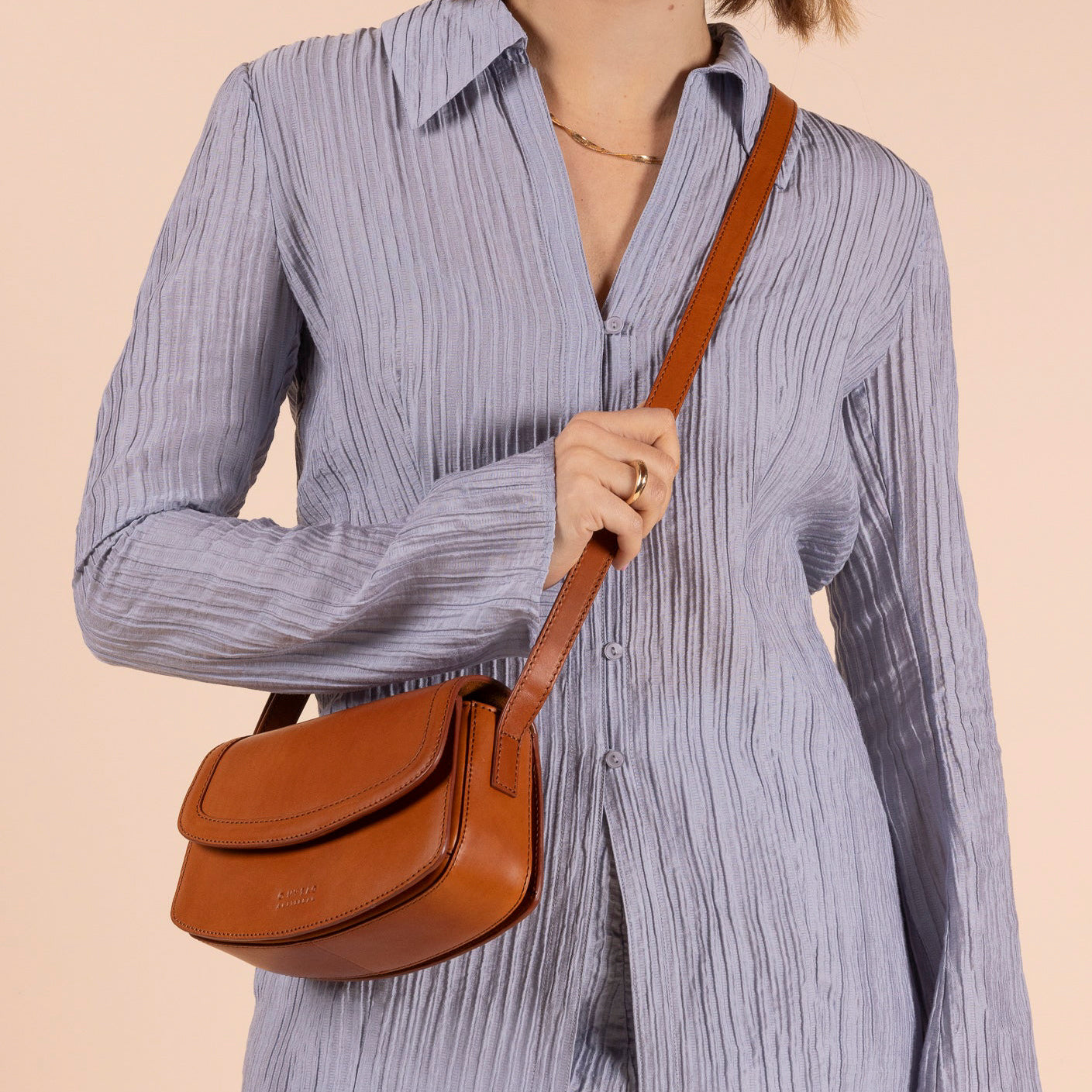 Kendalini Tasche - Leder Cognac