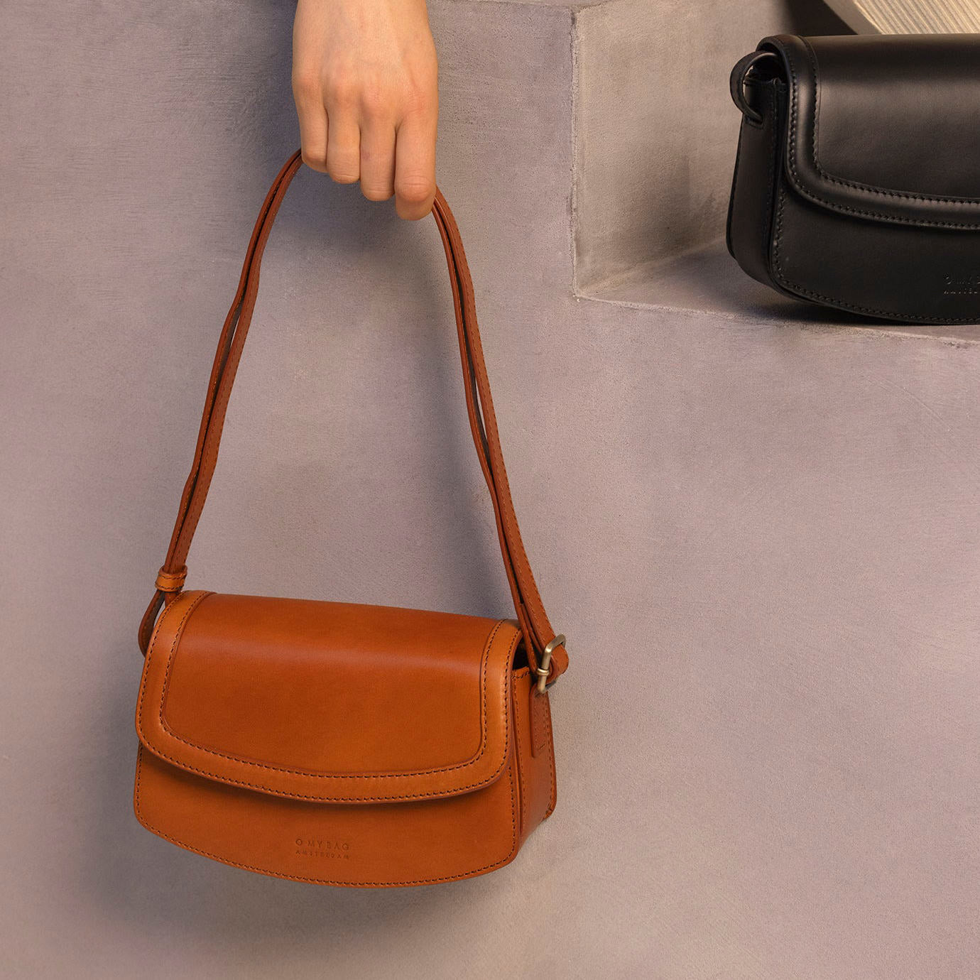 Kendalini Tasche - Leder Cognac