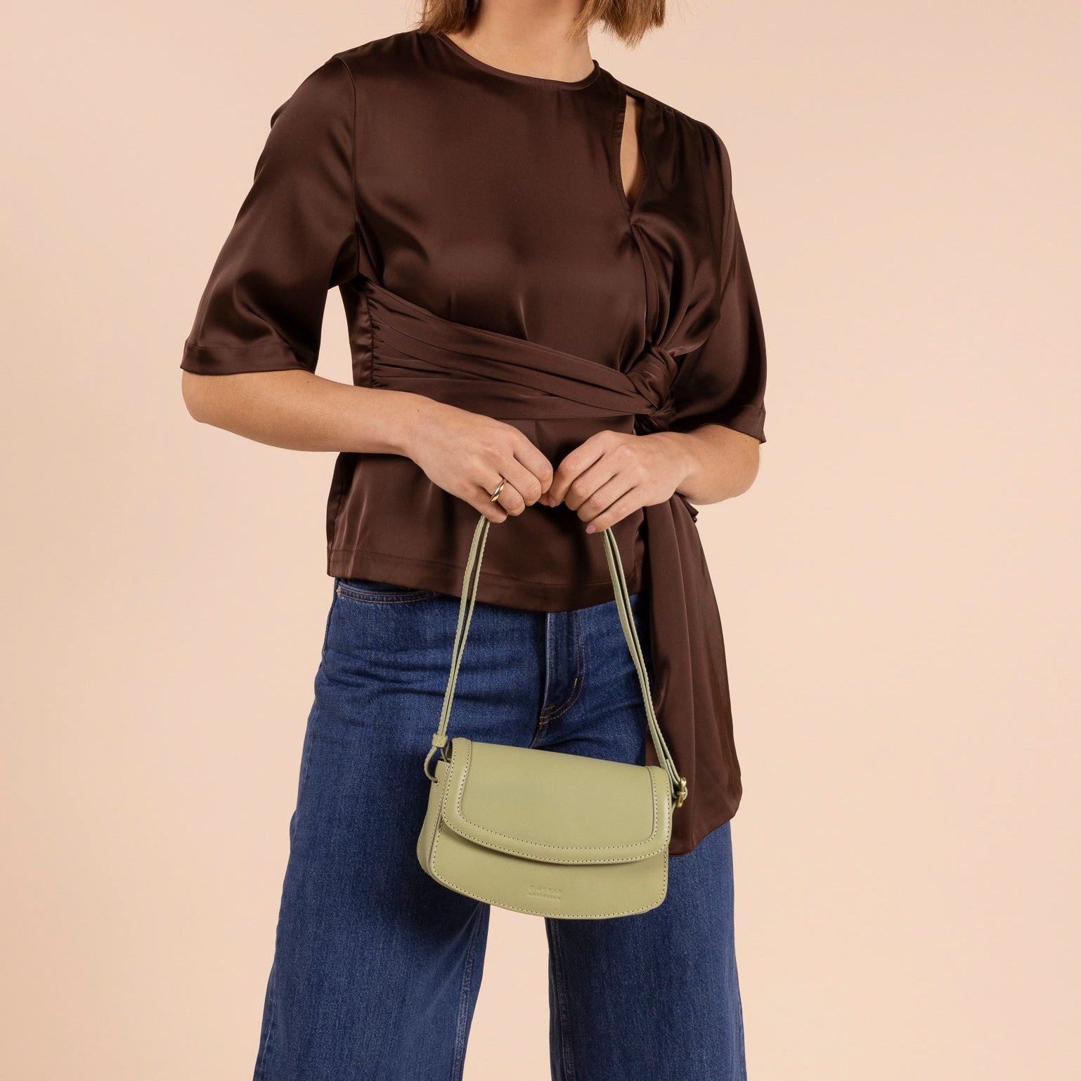 Kendalini Tasche - Leder Tea Green