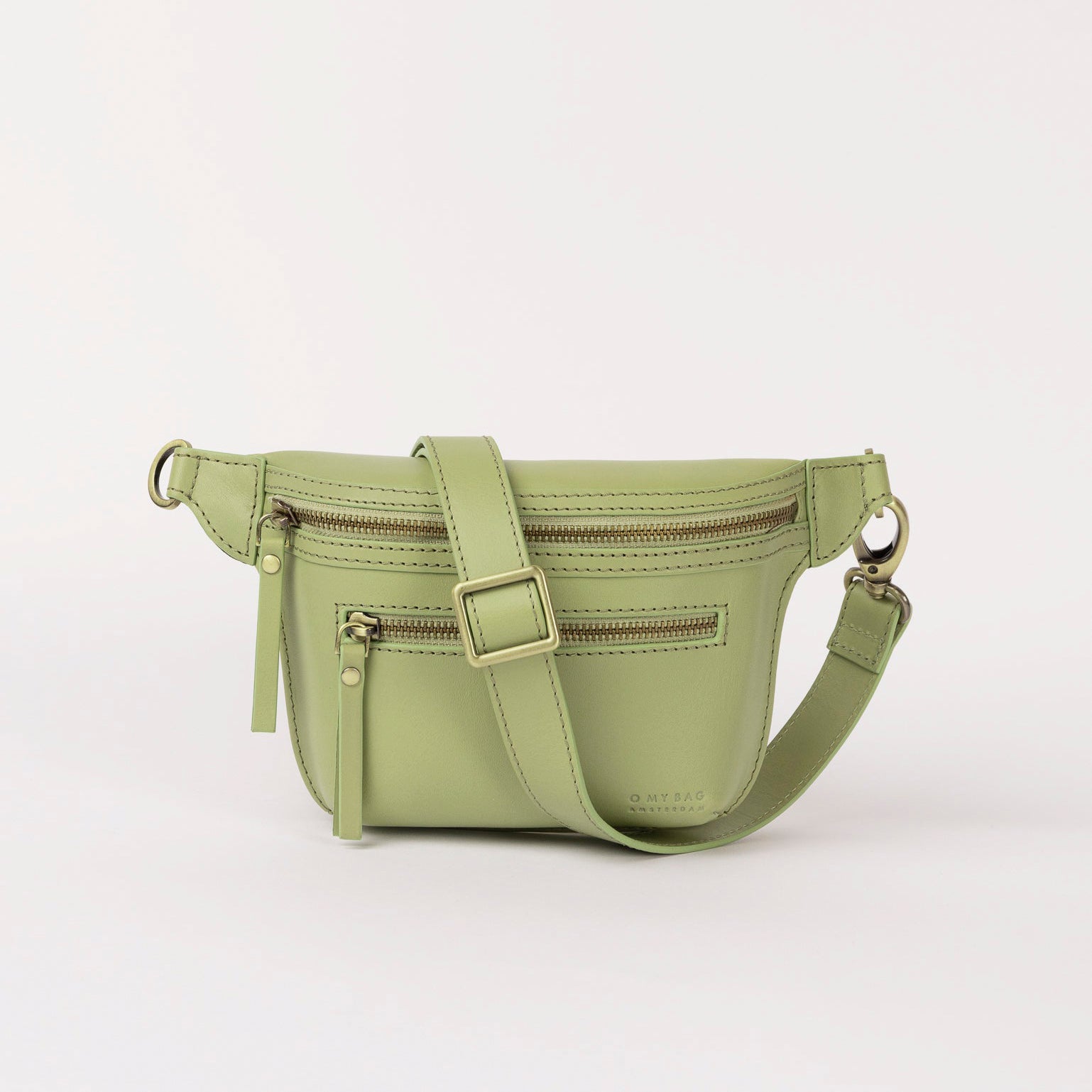 Beck's Bauchtasche - Leder Tea Green