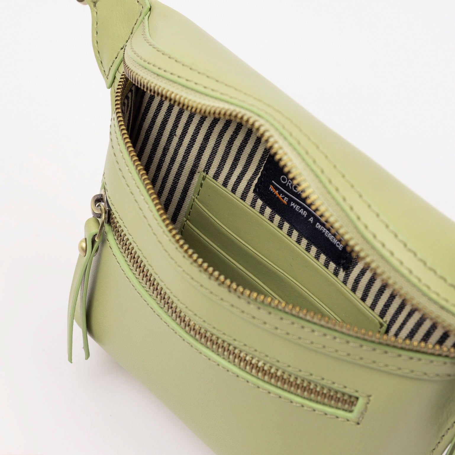 Beck's Bauchtasche - Leder Tea Green