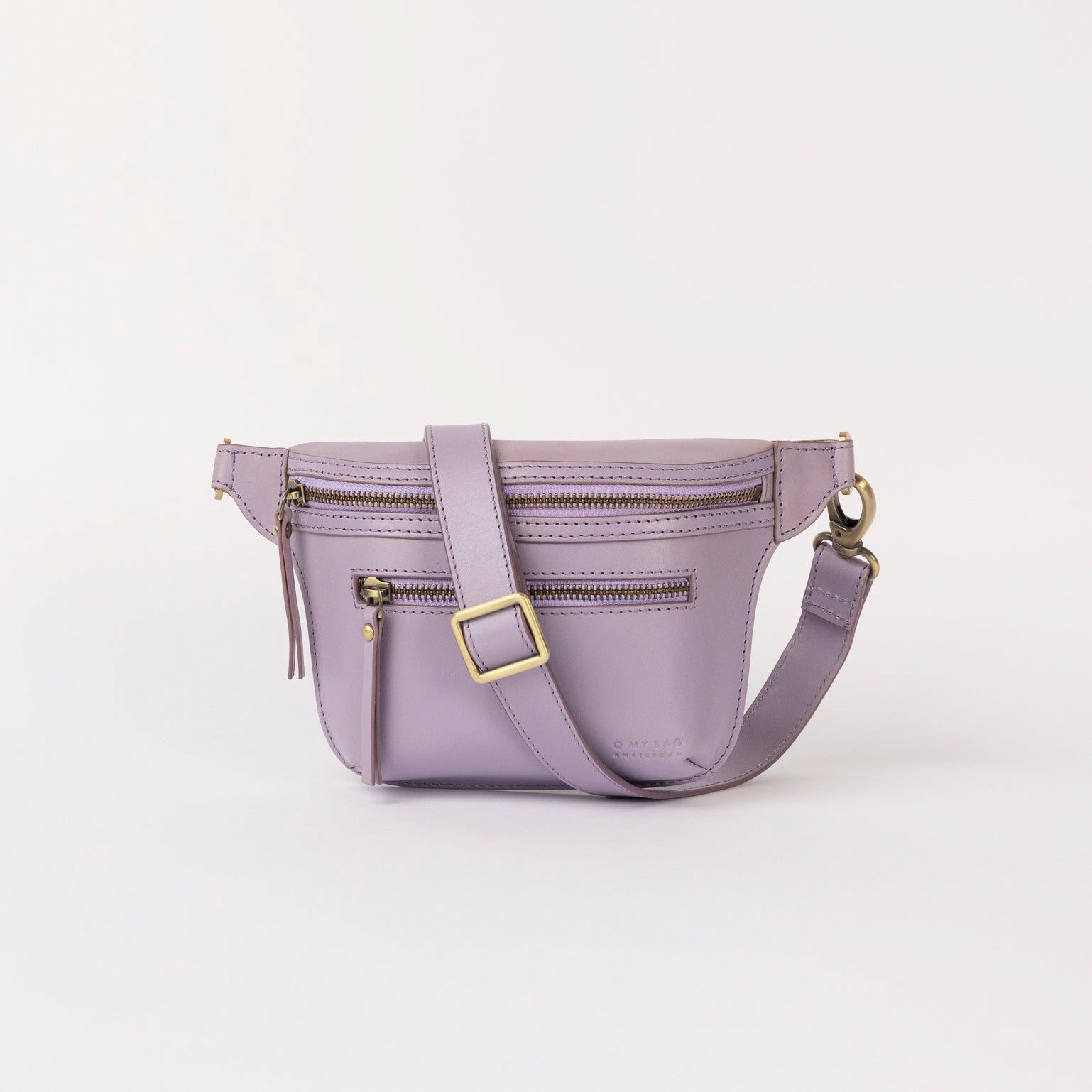 Beck's Bauchtasche - Leder Lavendel